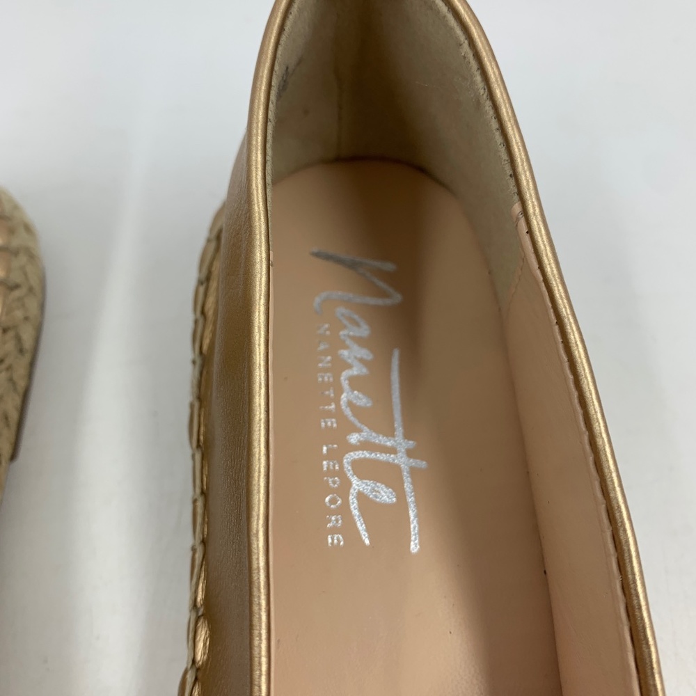 nanette lepore 7.5 flats espadrilles lacie slip on - Picture 9 of 10